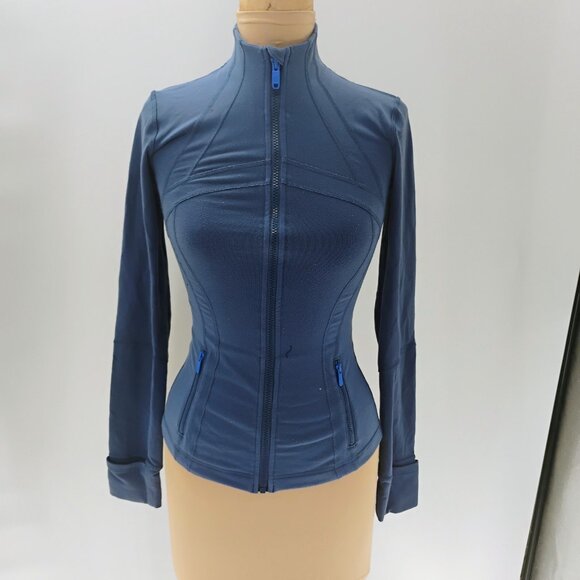 LULULEMON DEFINE JACKET NULU~SHADE~GOLD ZIPPER Size 4 - Picture 5 of 14